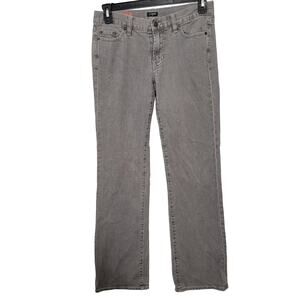 J. Crew Women's Hip Slung Gray Boot Cut  Jeans size 29x32.5L 101721-0390